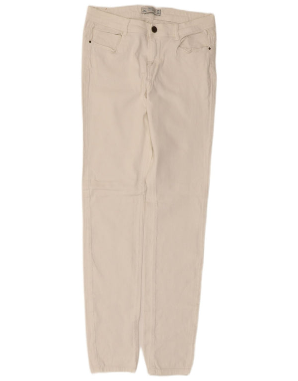 Zara Womens Trafaluc Slim Jeans EU 40 Medium W30 L30 White