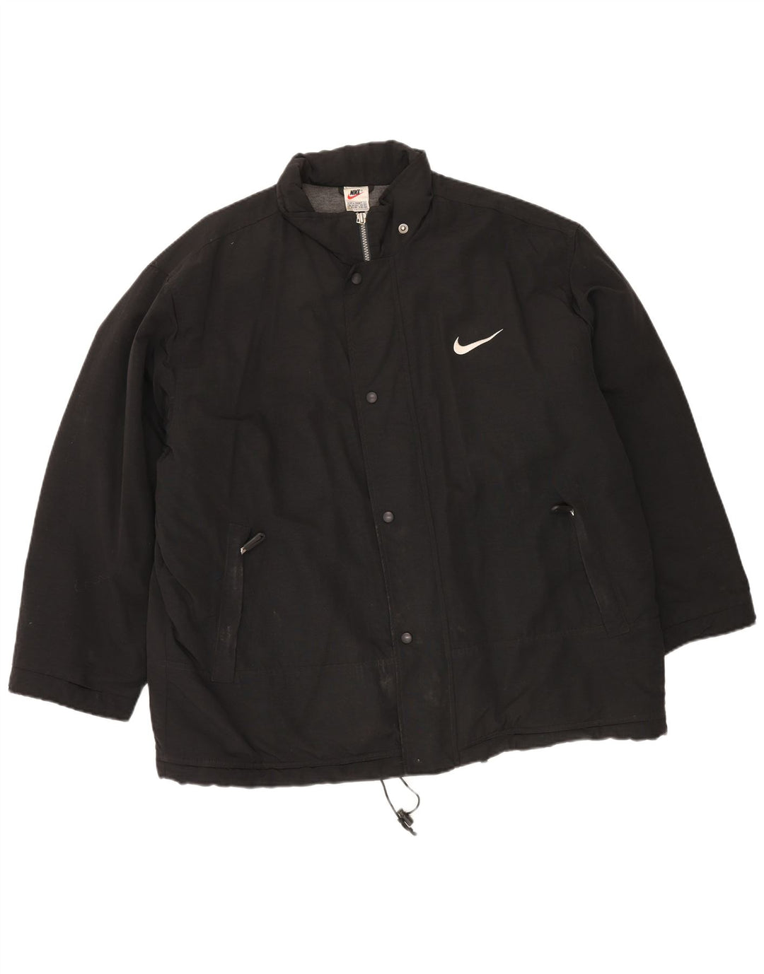Giacca a vento da uomo Nike UK 42/44 grande nylon nero