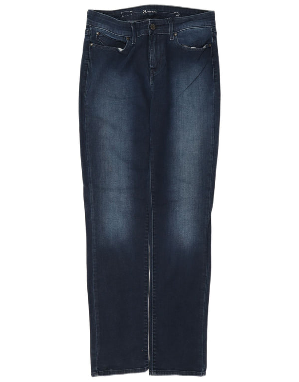 Levi's Dame Demi Curve Mid Rise Slim Jeans W28 L32 Marineblå Bomuld