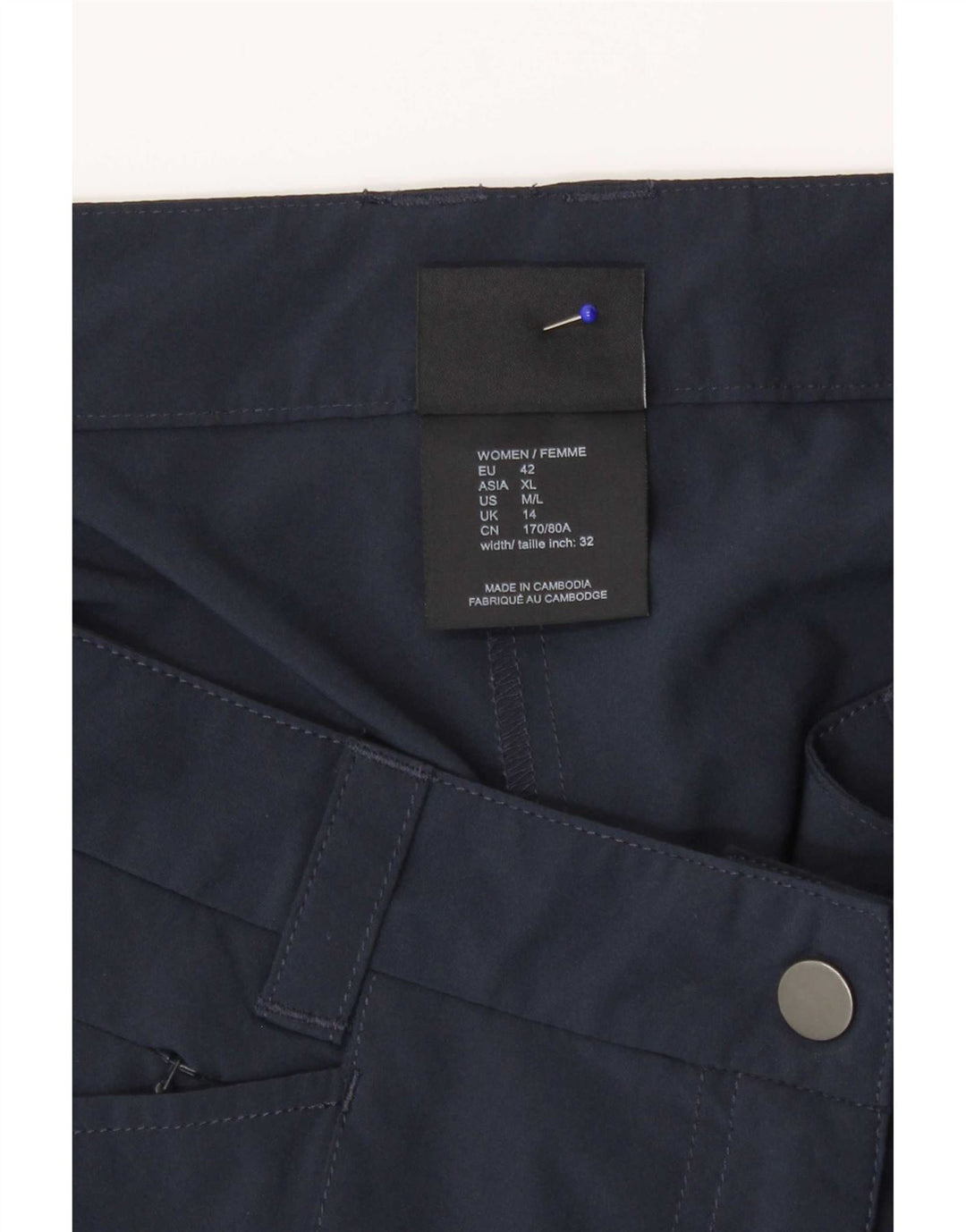 Jack Wolfskin Jupe-short pour femme UK 44 Medium Bleu marine