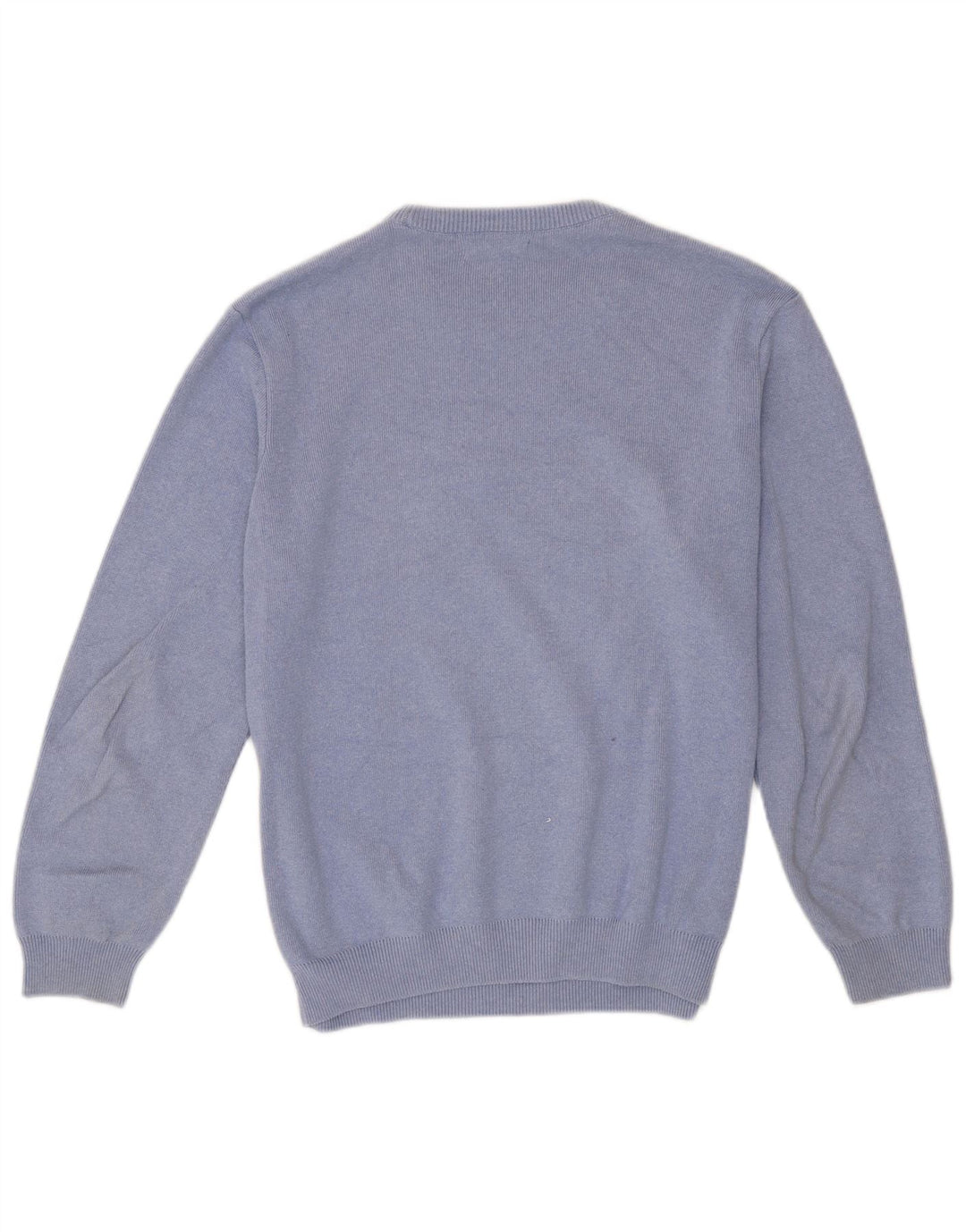 Męski sweter z okrągłym dekoltem Zara, średni niebieski