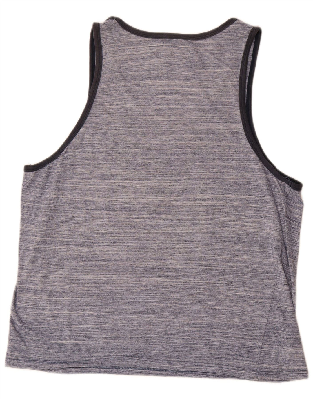 Pierre Cardin Mens Vest Top 2XL Blue Flecked Cotton