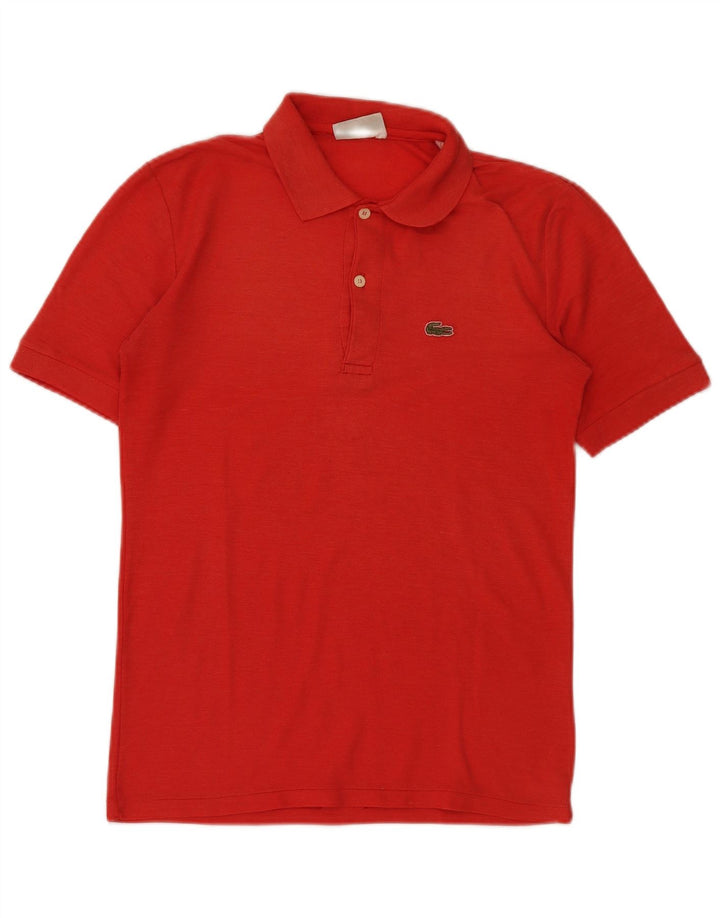Lacoste Mens Polo Shirt Small Red Cotton