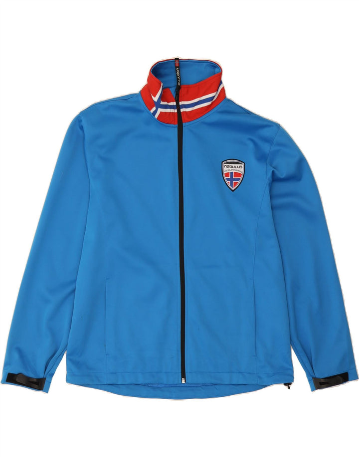 NEBULUS Mens Tracksuit Top Jacket Large Blue Polyester Vintage Nebulus and Second-Hand Nebulus from Messina Hembry 