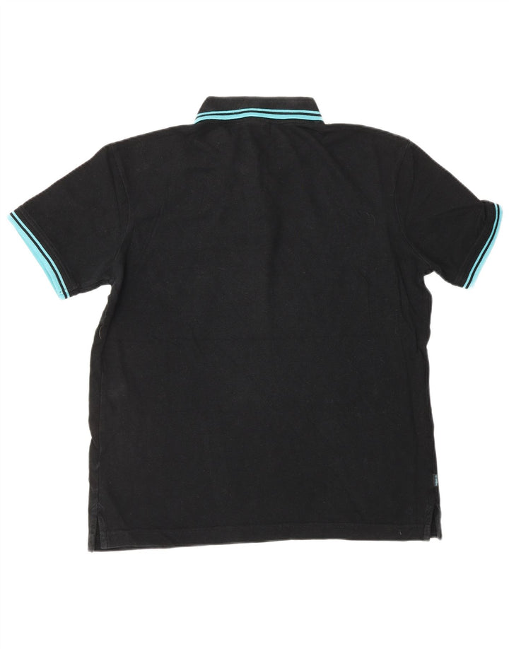 UMBRO Herren-Poloshirt, mittelschwarz, Baumwolle