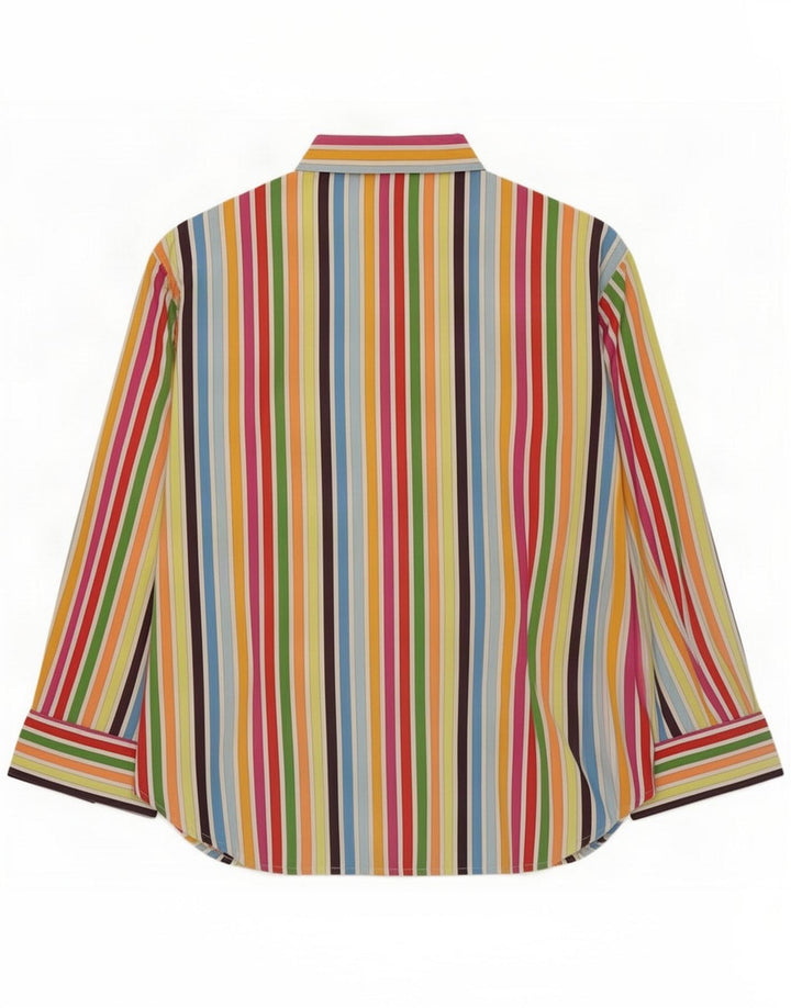Camicia da donna Lacoste taglia 42 cotone a righe multicolore medio