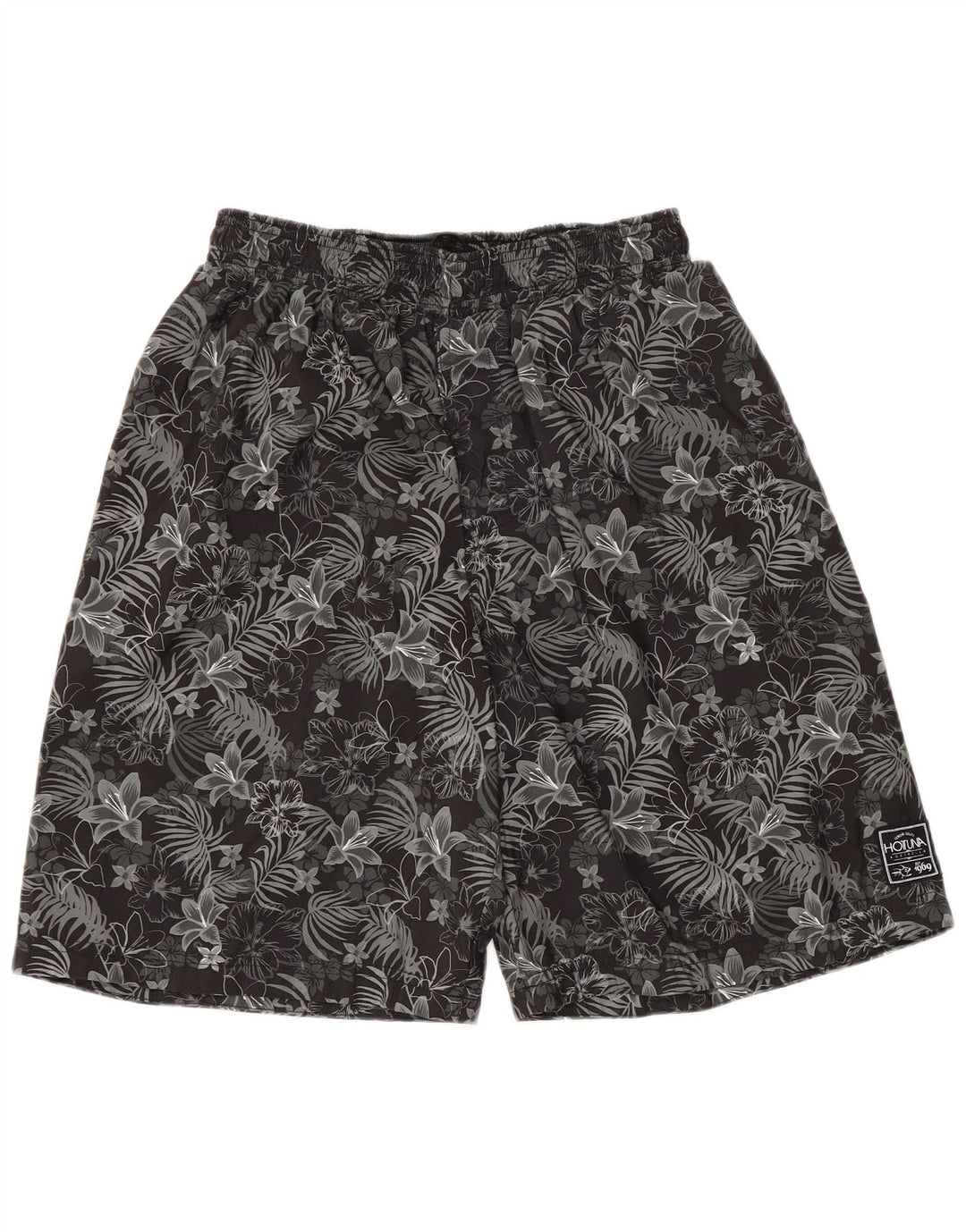 Hot Tuna Badeshorts til mænd Medium Black Floral Polyester