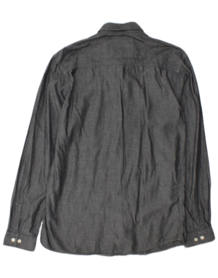 Jack & Jones Mens Shirt Medium Grey Cotton