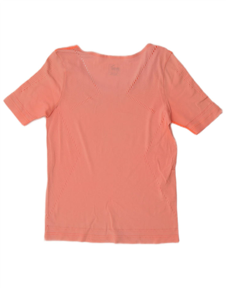 Puma Womens T-Shirt Top UK 10 Small Orange