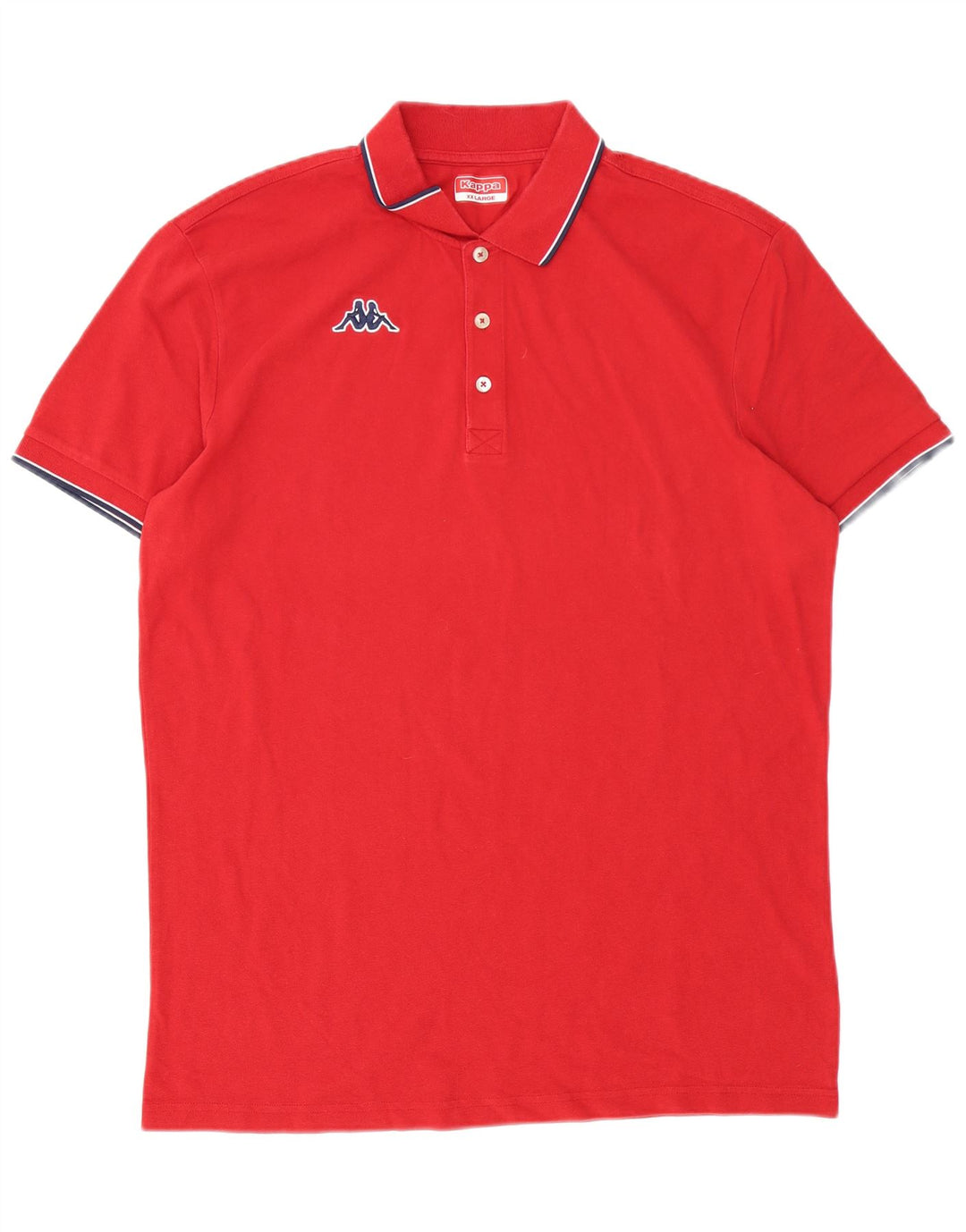 Polo Kappa da uomo 2XL rossa