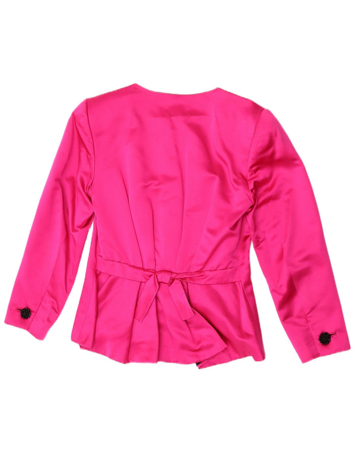 Vintage Dame 1 Knap Blazer Jacket UK 10 Small Pink