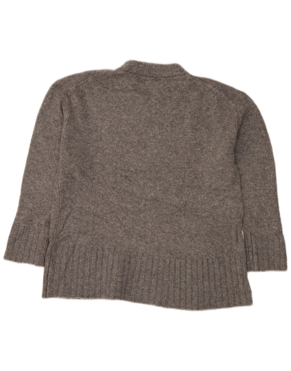 Zara ženski pulover s okruglim izrezom UK 10 Small Grey Flecked