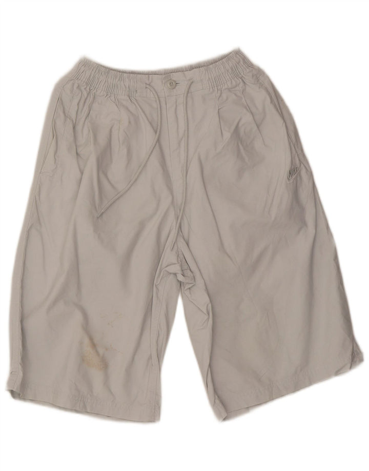 Nike Mens Oversized Pegged Chino Shorts XS W26  White Cotton