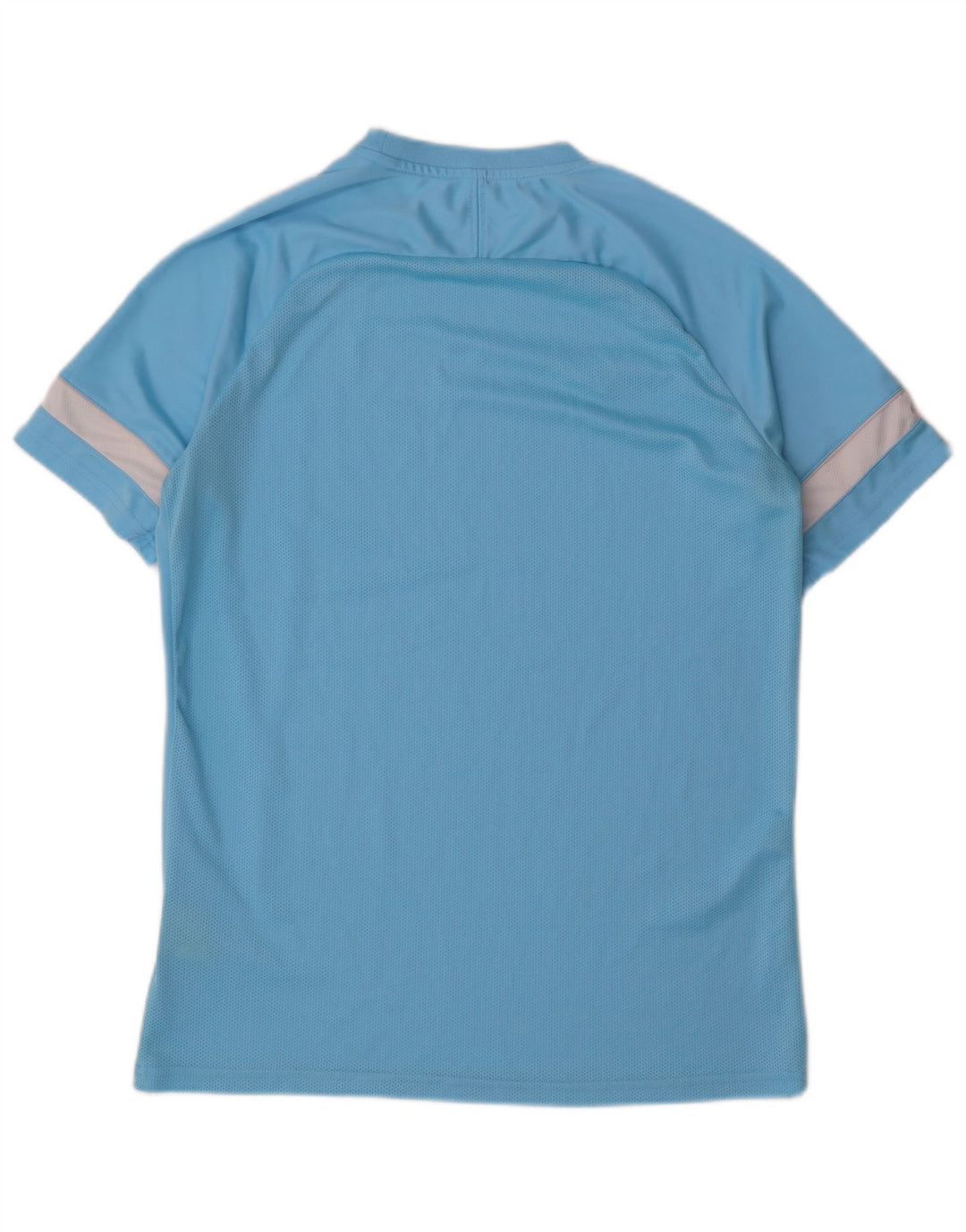 NIKE Herre Dri Fit T-Shirt Top Stor Blå Colourblock Polyester