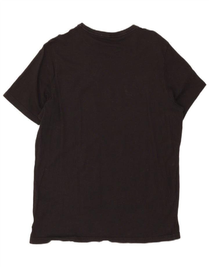 Puma Mens Graphic T-Shirt Top Large Black
