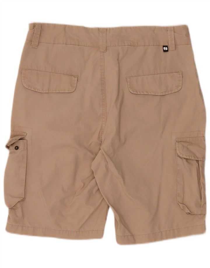 SNEAKER FREAK  Mens Cargo Shorts Medium W32 Beige Cotton