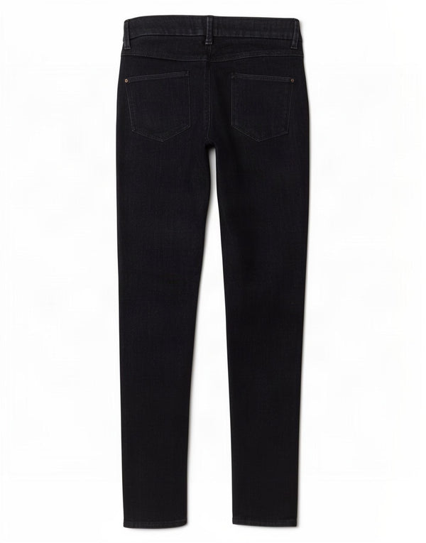 Marks & Spencer Jean Jegging Femme UK 12 Moyen W30 L28 Bleu Marine Coton