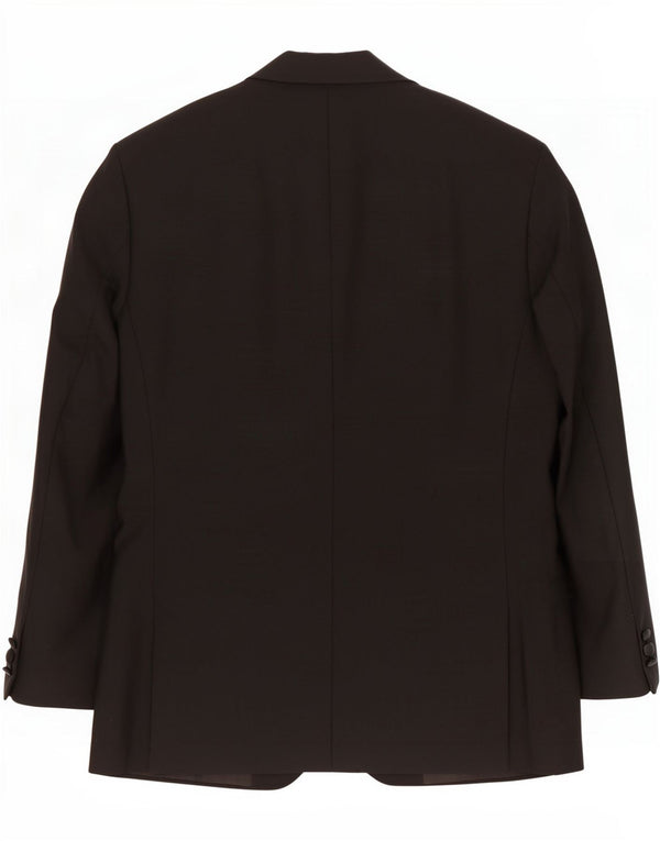 Jaqueta Blazer Masculina de 2 Botões Marks & Spencer UK 40 Poliéster Preto Médio