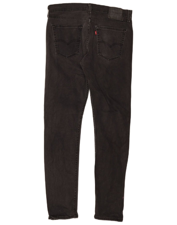 Levi's Uomo 512 Jeans affusolati slim W33 L34 Cotone grigio