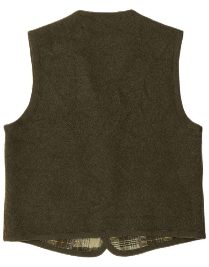 Gilet Uomo Pierre Cardin IT 56 XL Lana Kaki