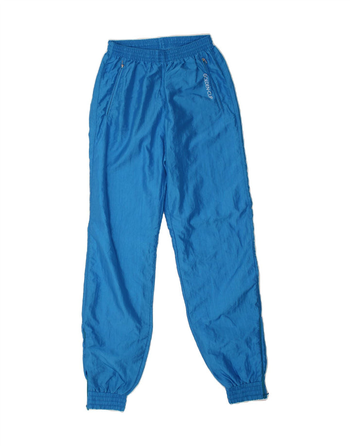 GOLDEN CUP Mens Tracksuit Trousers Joggers Small Blue Polyamide Vintage Golden Cup and Second-Hand Golden Cup from Messina Hembry 