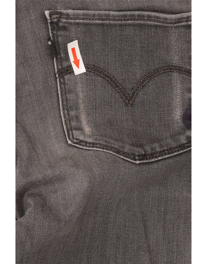 Damskie jeansy Levi's Skinny W26 L34 Szara bawełna