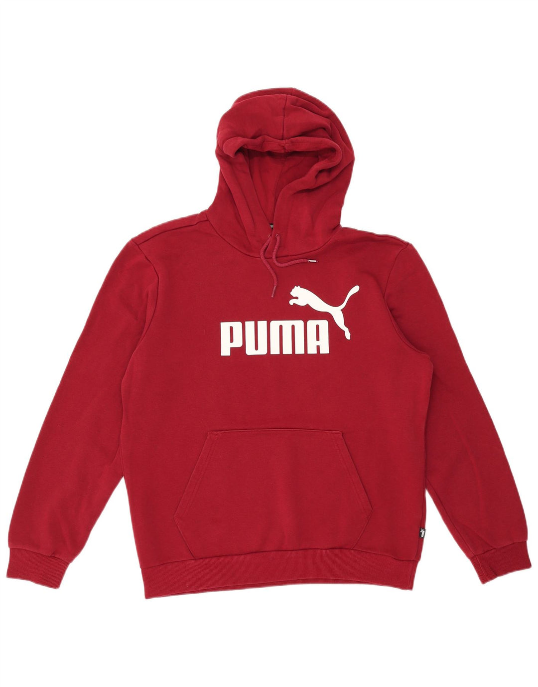 PUMA Grafisk hættetrøje til mænd Medium rødbrun bomuld