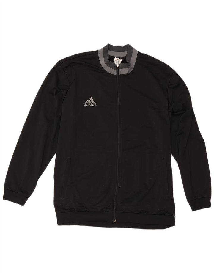 Adidas Veste de survêtement pour homme 2XL Noir Colourblock Polyester