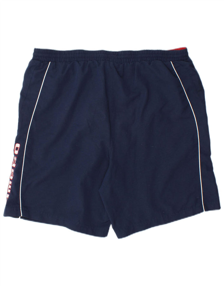 Ανδρικό γραφικό σορτς κολύμβησης Umbro μεγάλο μπλε ναυτικό πολυεστέρα