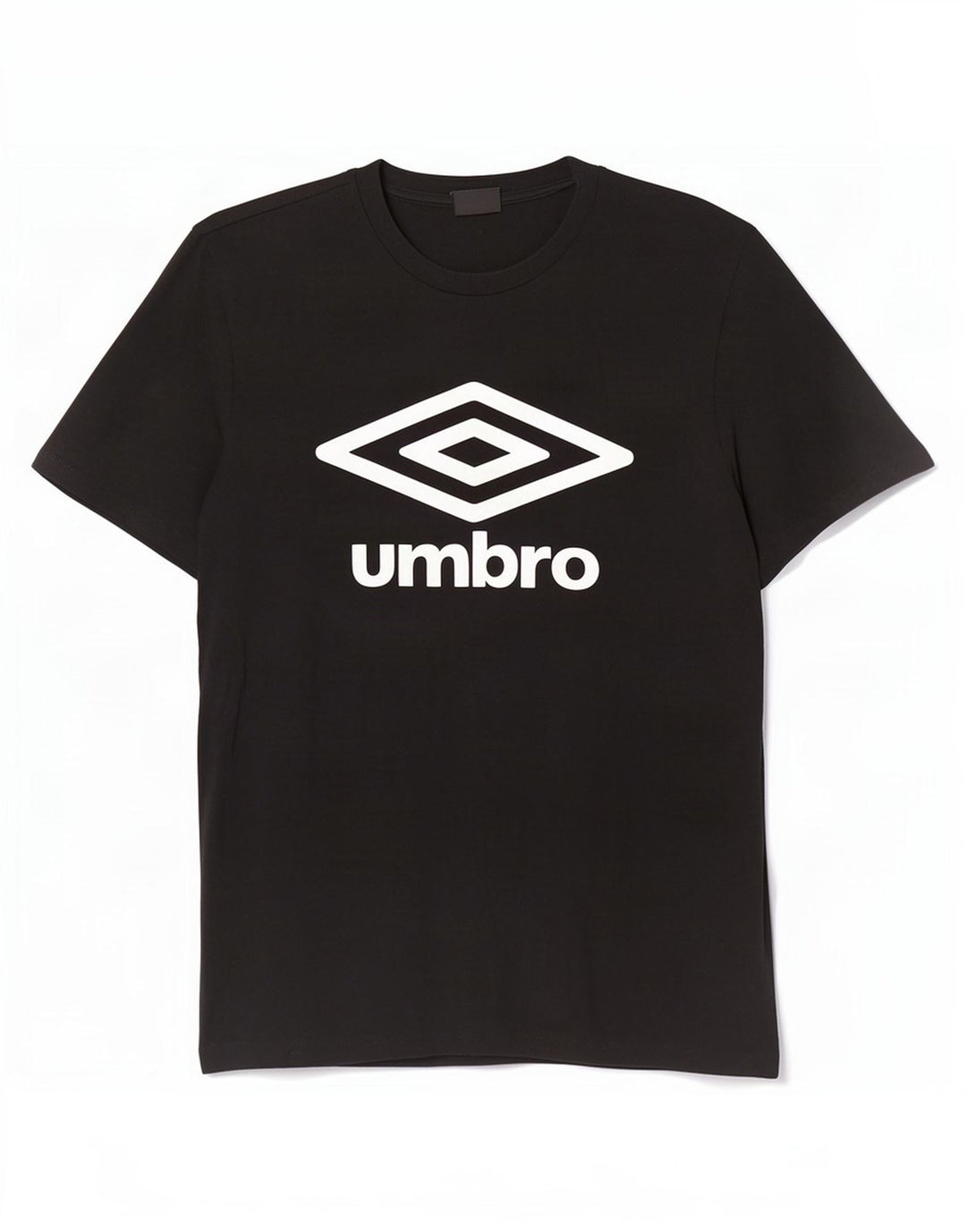 Umbro Herre Grafisk T-Shirt Top Stor Sort Bomuld
