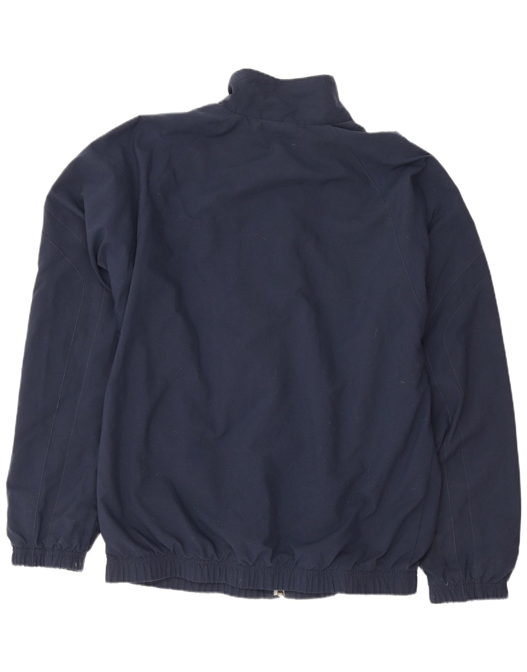 Nike Mens Tracksuit Top Jacket UK 38/40 Medium Navy Blue Polyester