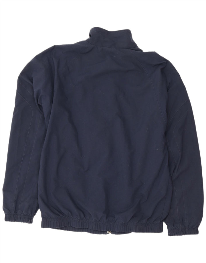 Nike Mens Tracksuit Top Jacket UK 38/40 Medium Navy Blue Polyester