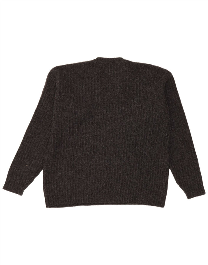 Levi's Uomo Maglione con scollo a V Maglione Large Nero in poliacrilico