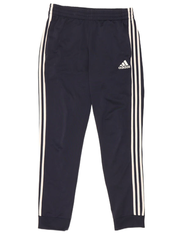 Adidas Træningsdragt til mænd Joggers UK 40/42 Medium Navy Blue Polyester