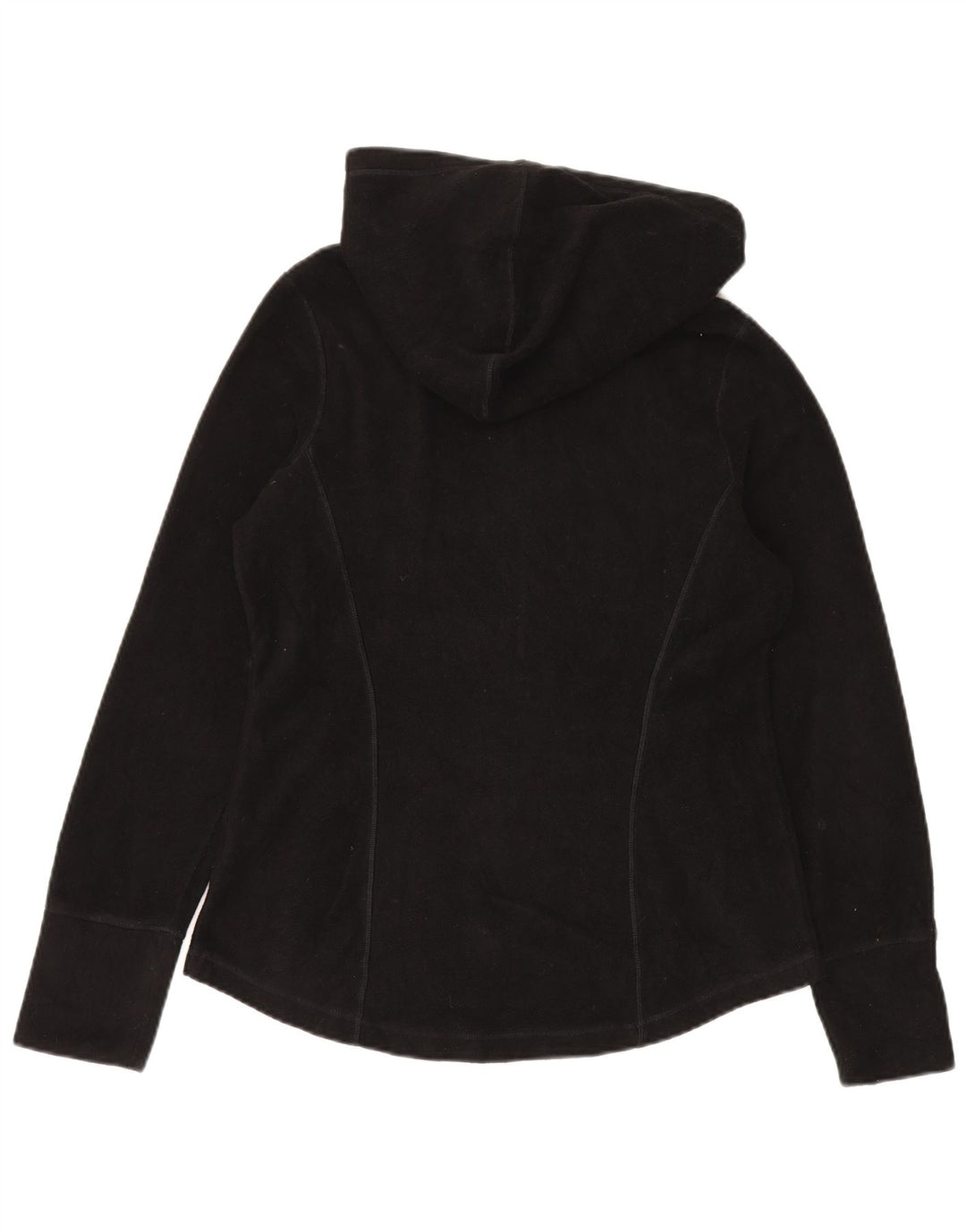 Fila Dame Hætte Fleecejakke UK 14 Medium Sort Polyester