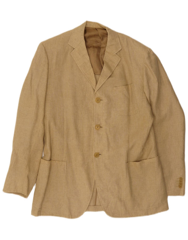 Paul Smith Chaqueta tipo blazer de 3 botones para hombre UK 44 2XL Lino beige
