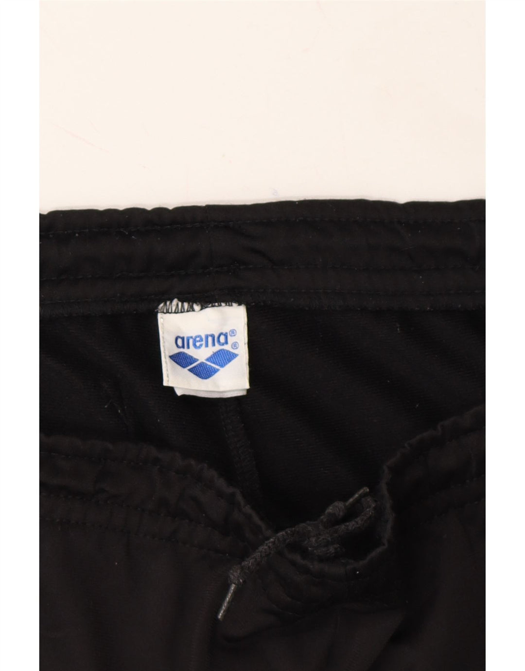 ARENA Mens Graphic Tracksuit Trousers Large Black Polyester Vintage Arena and Second-Hand Arena from Messina Hembry 