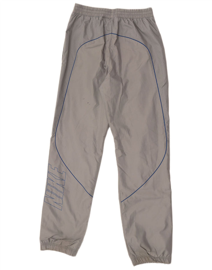Nike Mens Graphic Tracksuit Trousers Joggers Small Grey Polyester