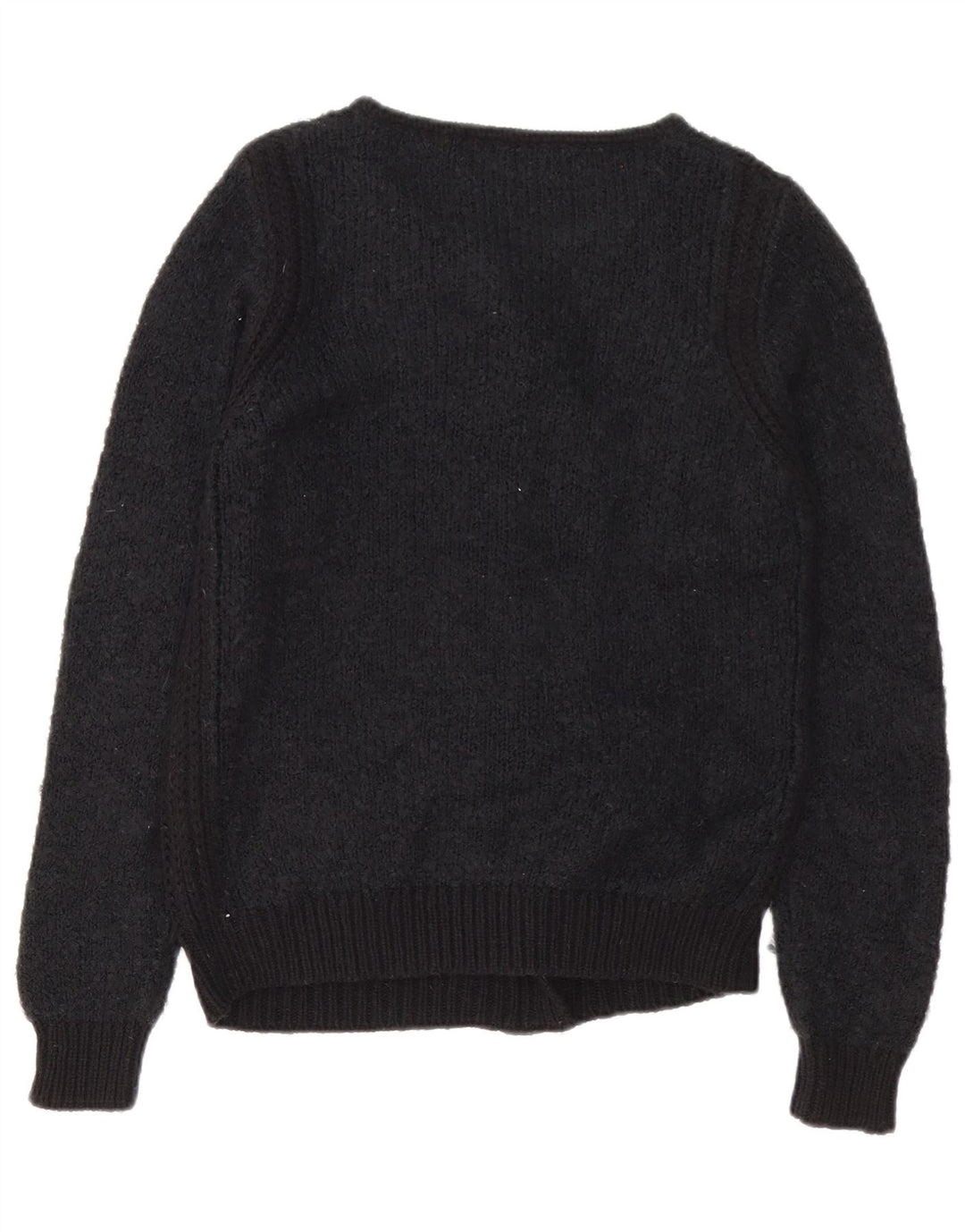Marks & Spencer Womens Cardigan Sweater UK 12 Medium Black