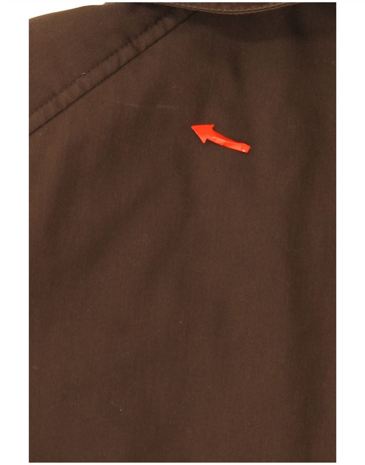 St Michael Mens Padded Jacket UK 43/44 XL Brown Polyester