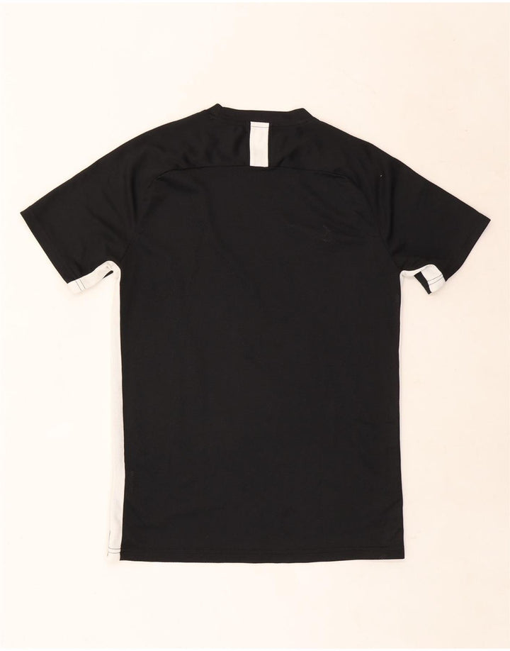 Nike Mens Dri Fit T-Shirt Top Medium Black Colourblock Polyester