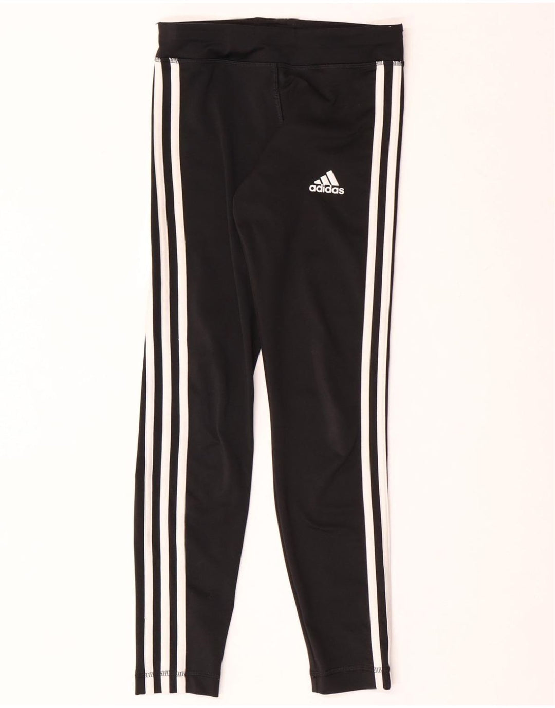 ADIDAS Girls Climalite Leggings 11-12 Years  Black Polyester