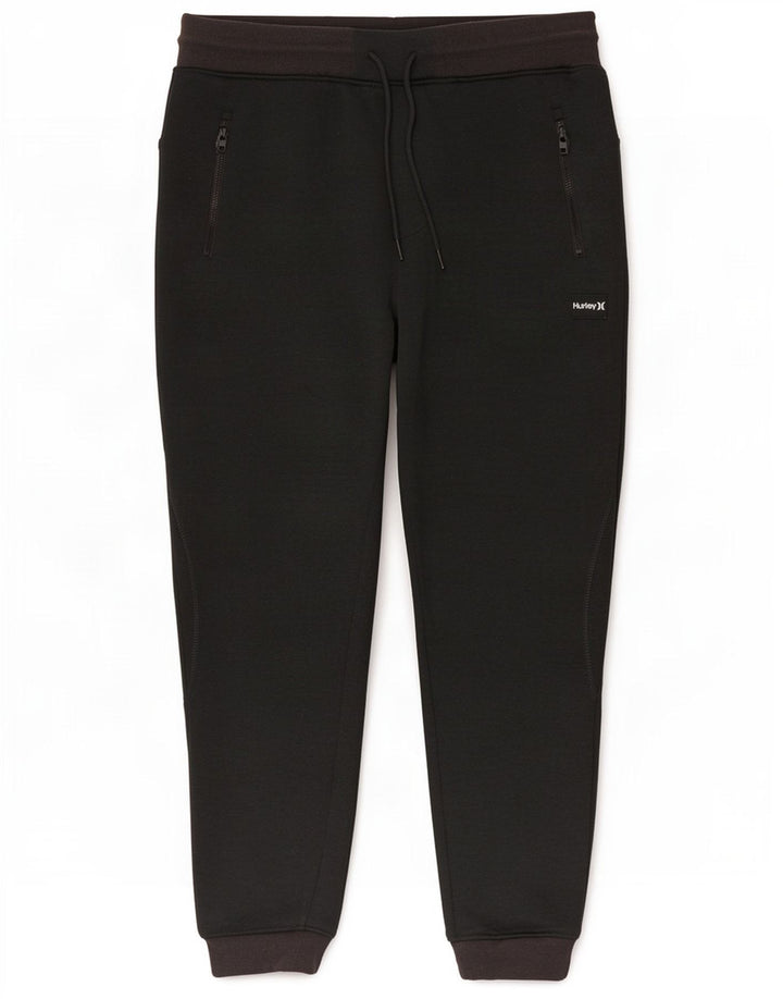 Hurley Mens Crop Tracksuit Calça Joggers Pequeno Poliéster Cinza