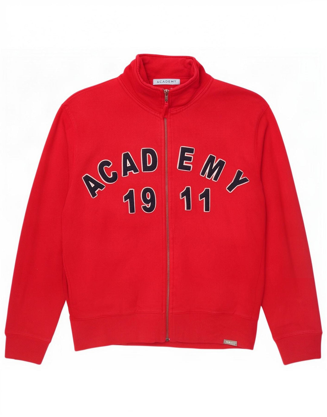 Fila Mens Graphic Chándal Top Chaqueta De Algodón Rojo Medio