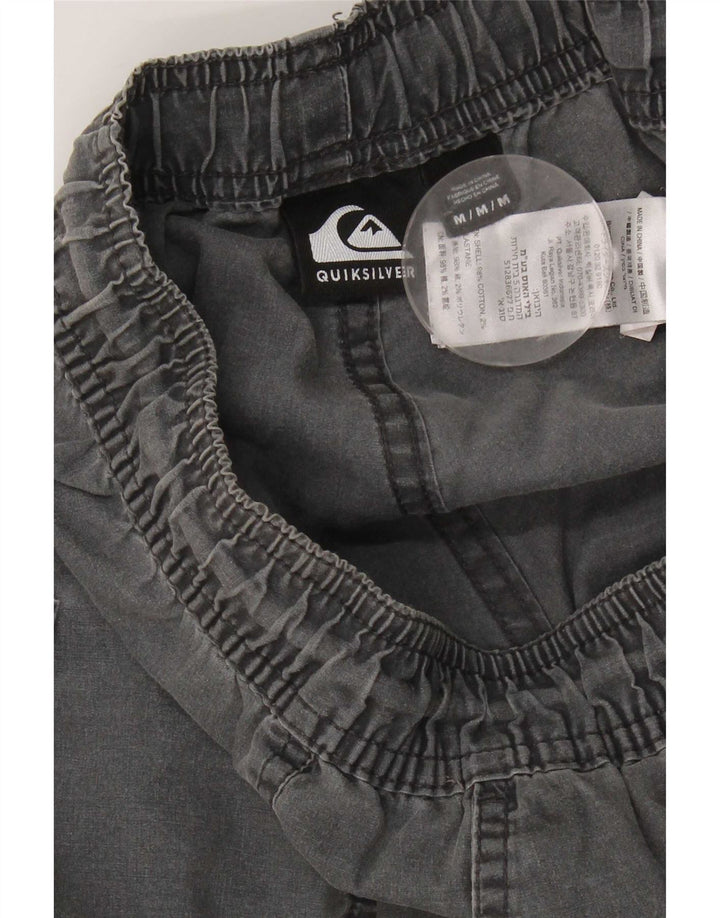 Quiksilver Mens Chino Shorts Medium W32 Grey Cotton