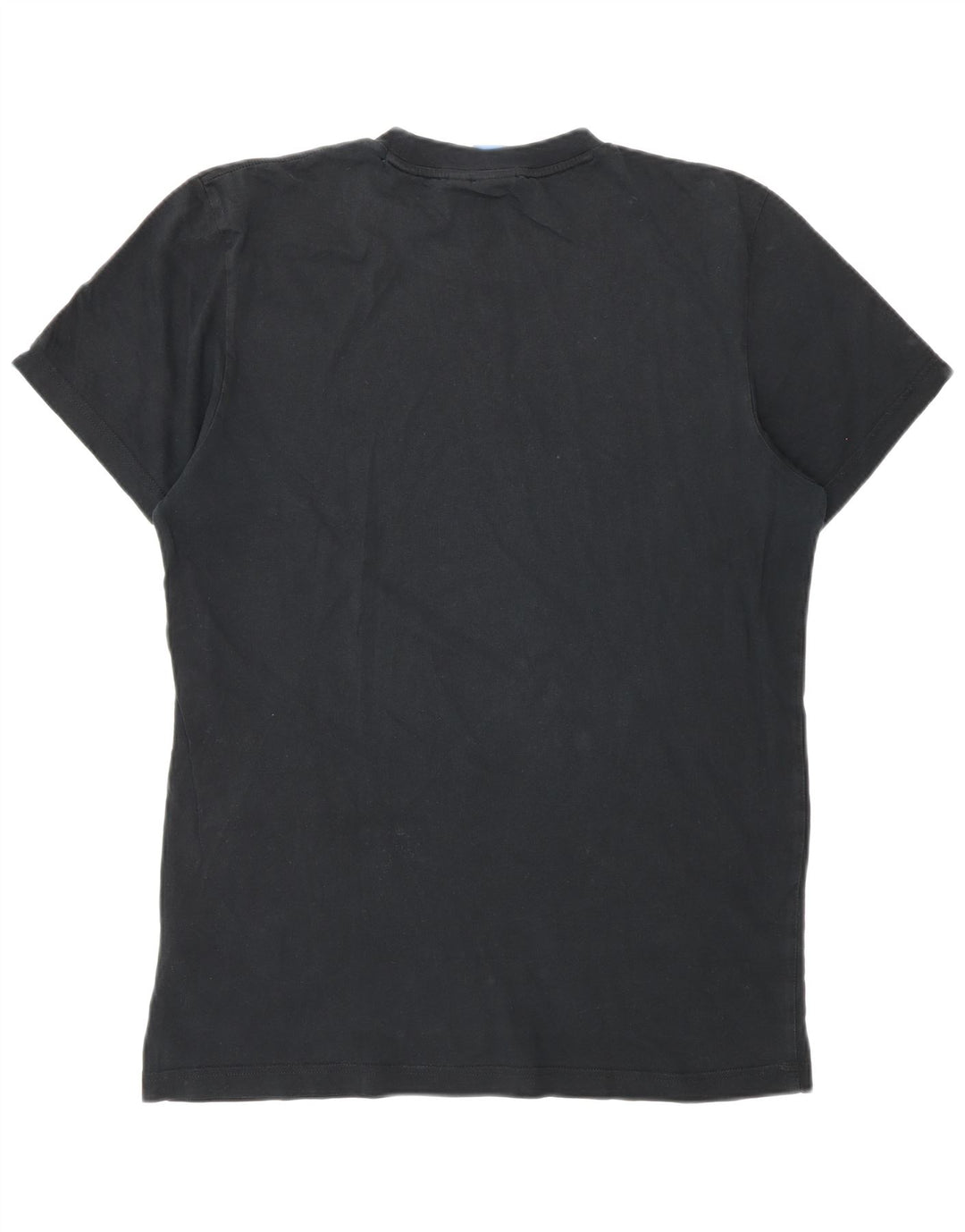 Adidas Mens Graphic T-Shirt Top Medium Black Cotton