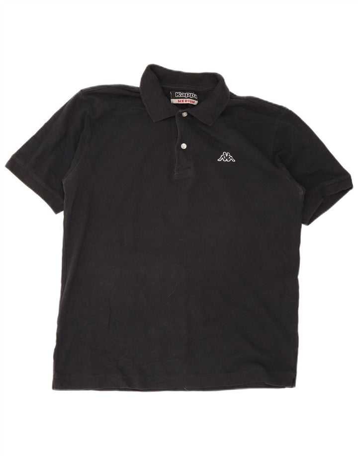 Kappa herre poloshirt Medium sort bomuld
