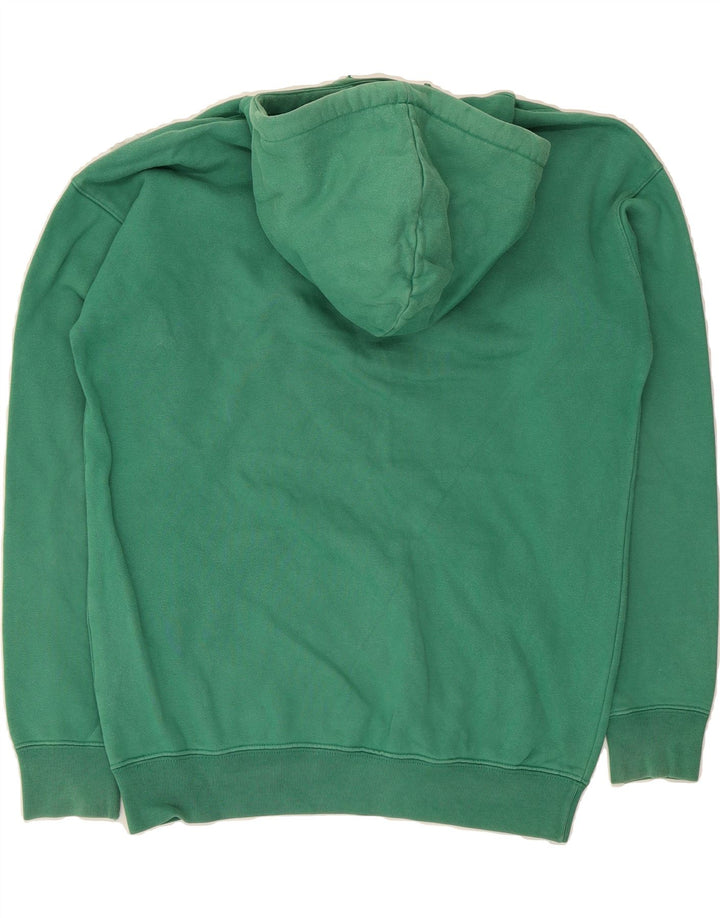 CHAMPION Mens Graphic Hoodie Jumper Small Green Cotton Vintage Champion and Second-Hand Champion from Messina Hembry 