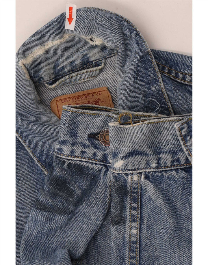 Levi's Boys 70500 Denimjakke 11-12 år Large Blue Cotton