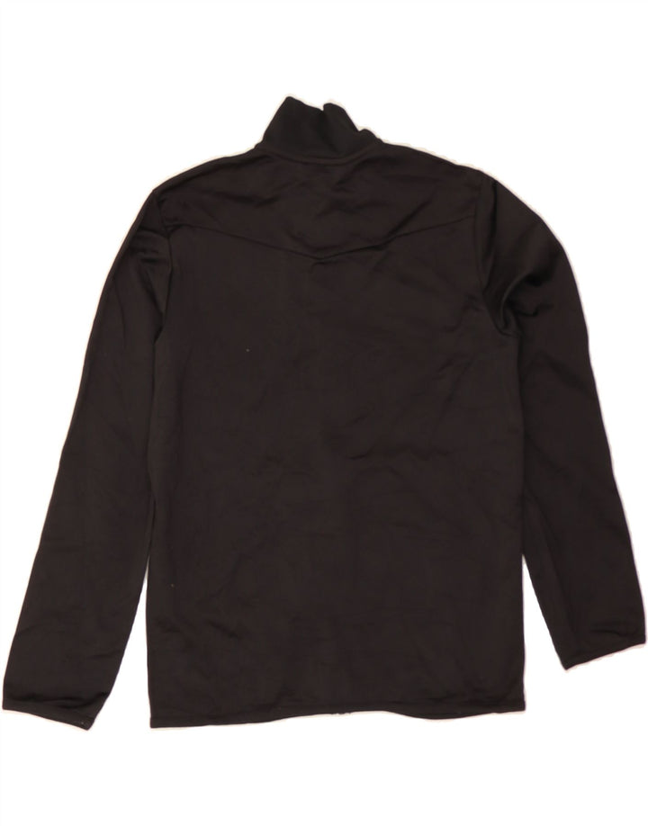 ADIDAS Boys Tracksuit Top Jacket 11-12 Years Black Polyester Vintage Adidas and Second-Hand Adidas from Messina Hembry 